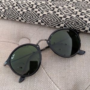 Ray Ban round Fleck sunglasses